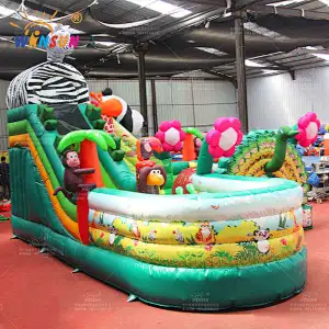 Animal Kingdom Inflatable Playground