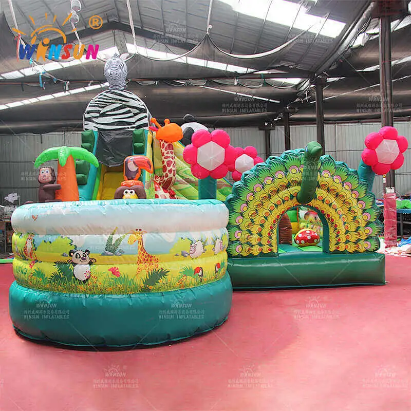 Animal Kingdom Inflatable Playground
