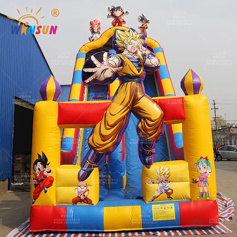Cartoon Dragon Ball Inflatable slide