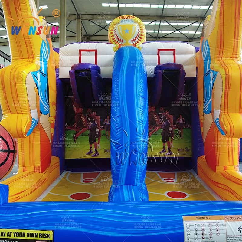 Shooting Stars Inflatable Basketball Game Interactive