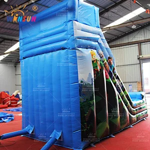 Mini World Game Inflatable Slide