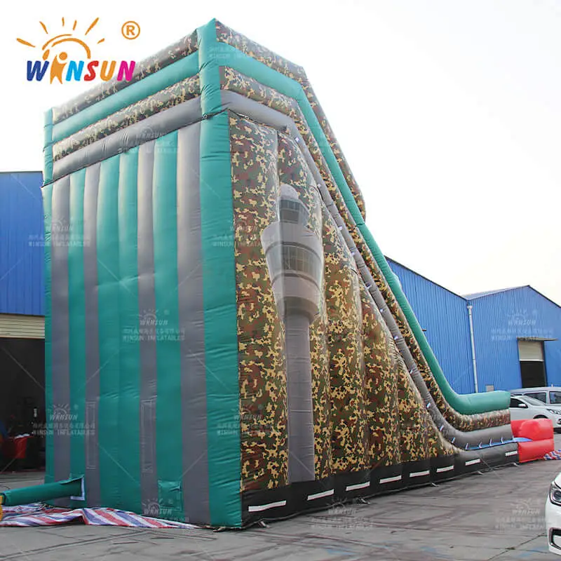 Military Inflatable Water Slide