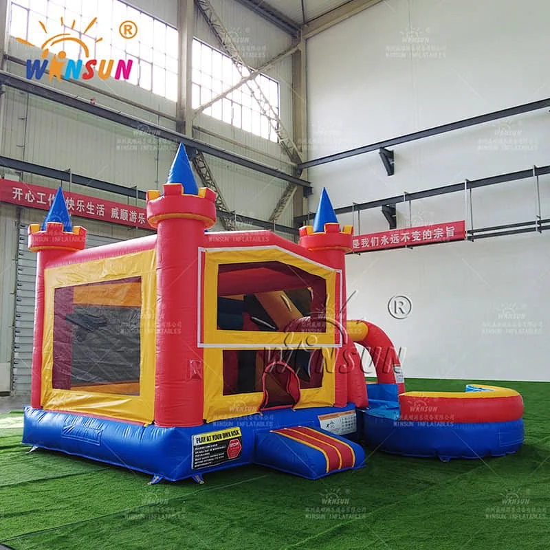 Commercial Jumping Castle with Water Slide