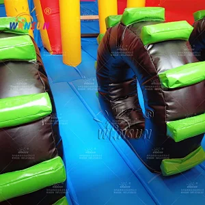 Fire Truck Inflatable Obstacle Course