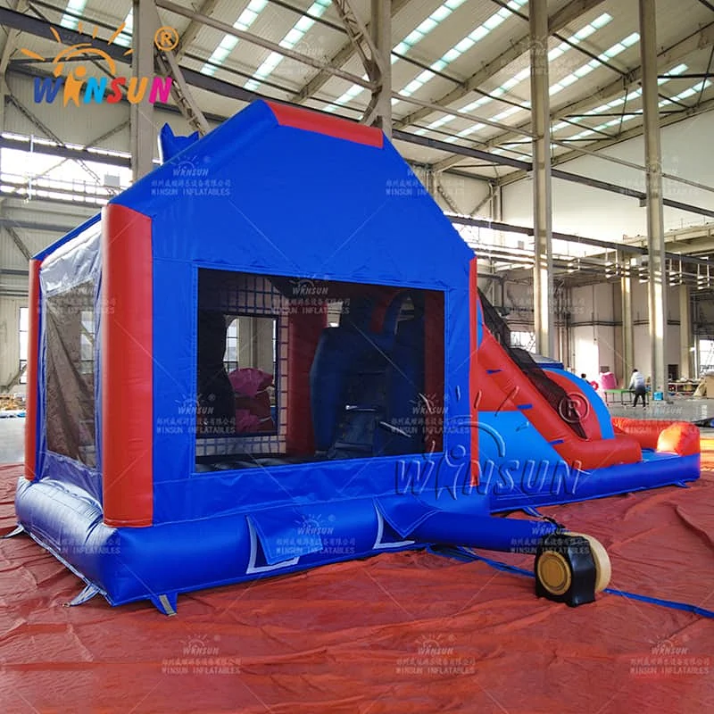 Inflatable Bounce House Slide Batman Theme