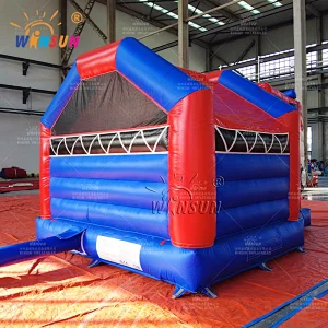 Inflatable Bouncer with Slide Fire Truck Theme