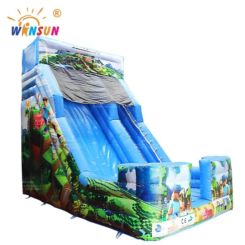 Mini World Game Inflatable Slide