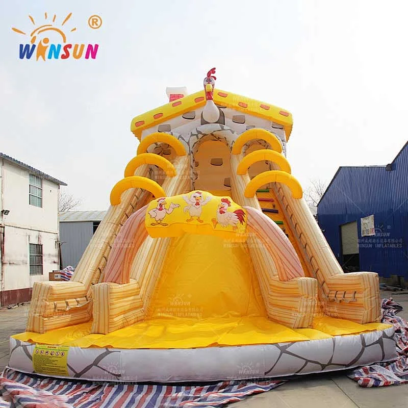 Inflatable Chicken Coop Slide