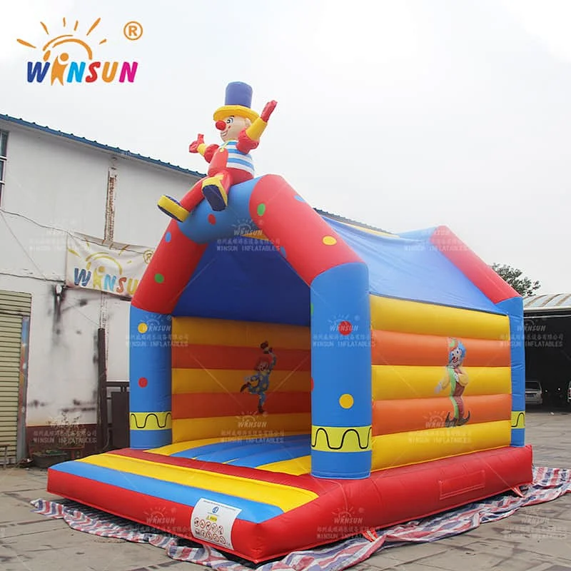 Custom Inflatable Bounce House Clown Theme