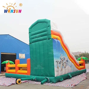Madagascar Penguin Inflatable Fun City