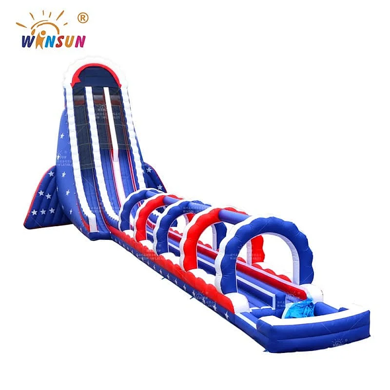 American flag giant slide