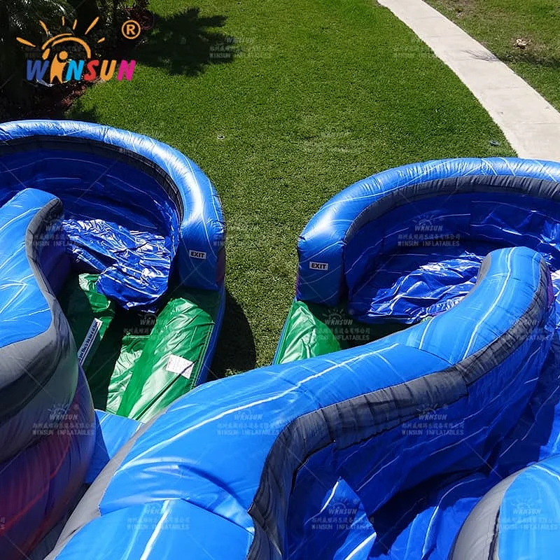 Dual Lane Inflatable Water Slide