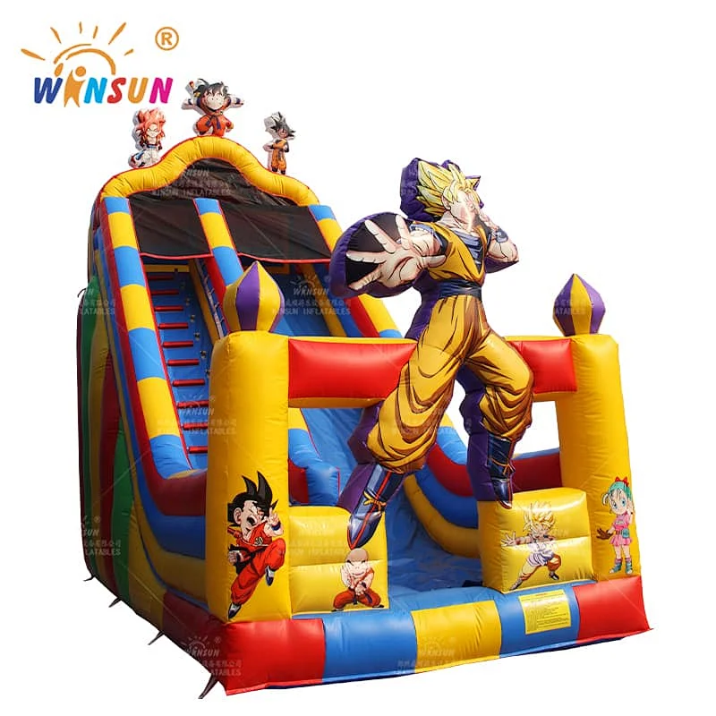 Cartoon Dragon Ball Inflatable slide
