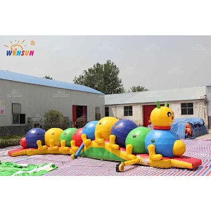 Inflatable Worm Tunnel