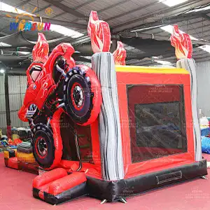 Monster Truck Bounce Slide Combo