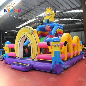 Minions Inflatable Combo bouncer slide