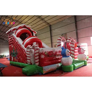 Inflatable Playground with Christmas theme