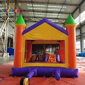 Commercial Inflatable Jumping Combo with V_shape Roof