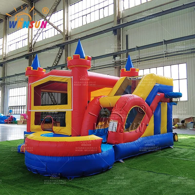 Commercial Jumping Castle with Water Slide