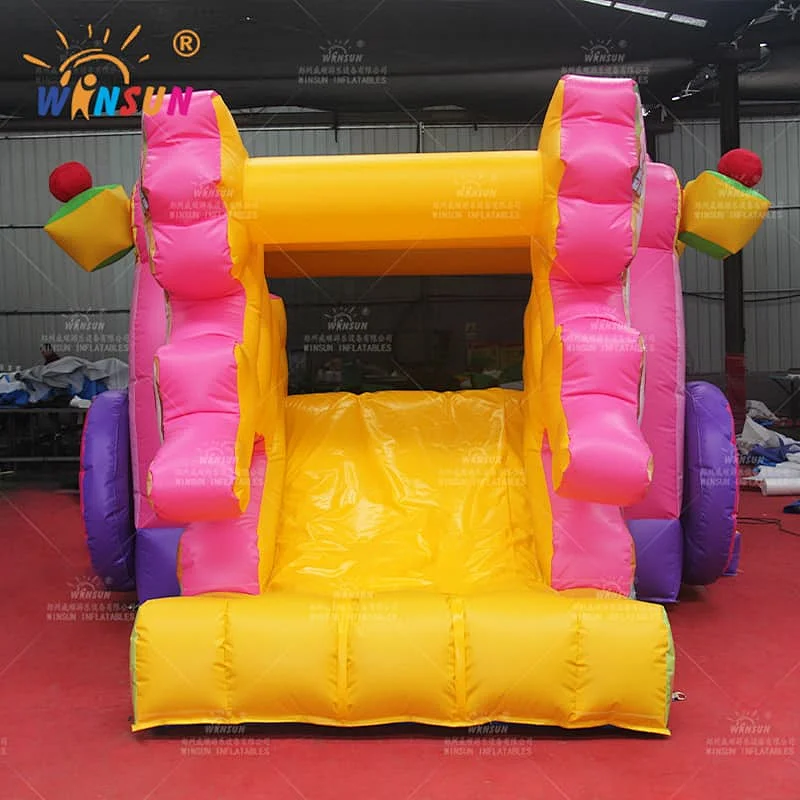 Princess Carriage Inflatable Bouncer with slide