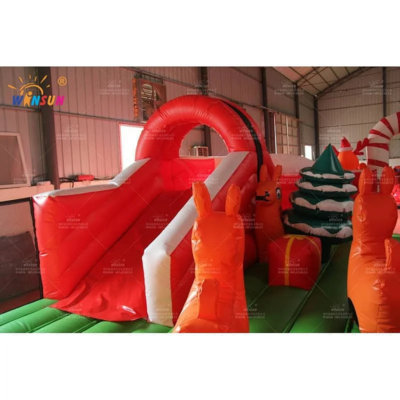 Inflatable Playground with Christmas theme