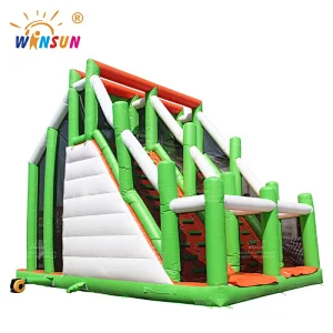 5k Run Dual Lane Inflatable Stunt Jump