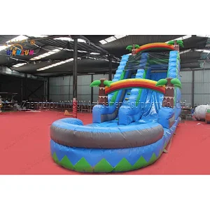 Inflatable water slide