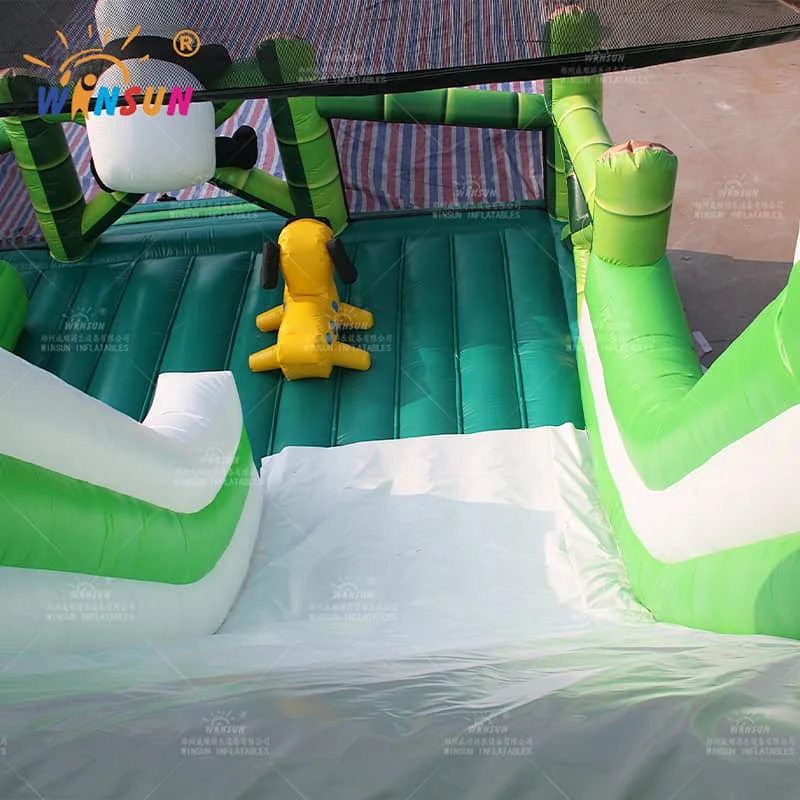 Panda Theme Inflatable Slide