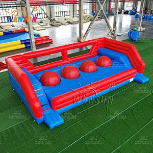 Extreme Ball Run Inflatable Wipeout Game
