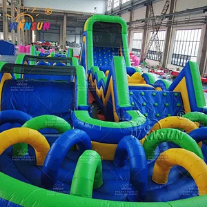 Giant Warrior Race Inflatable Obstacle Course