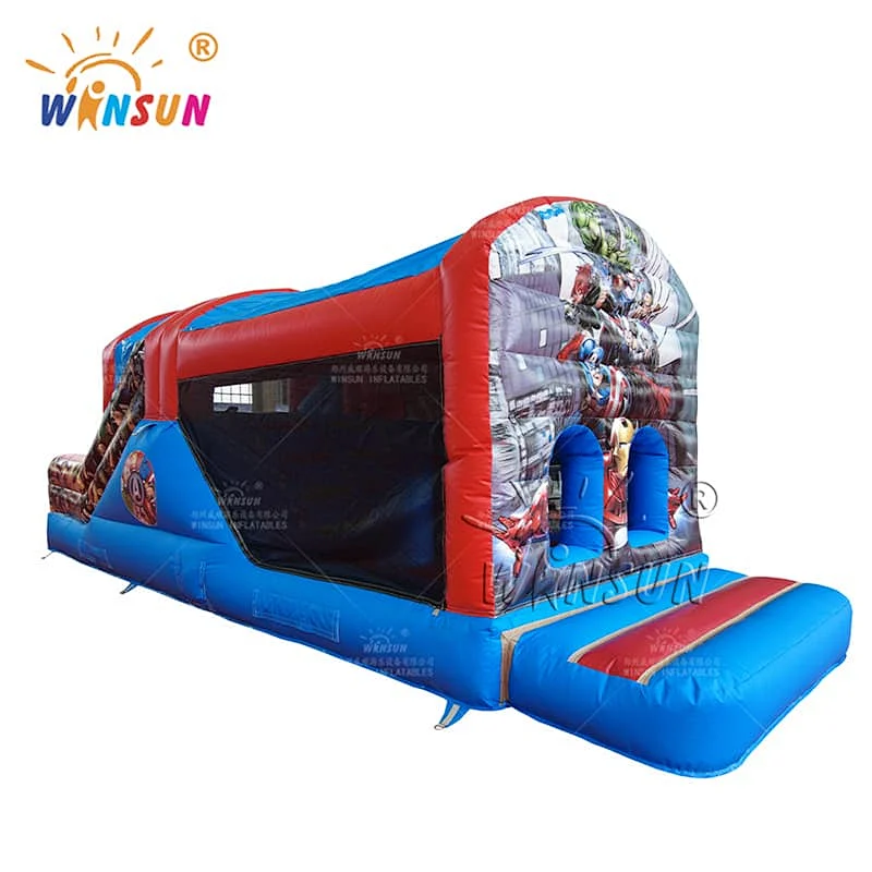 Custom Inflatable Obstace Course Heros Theme