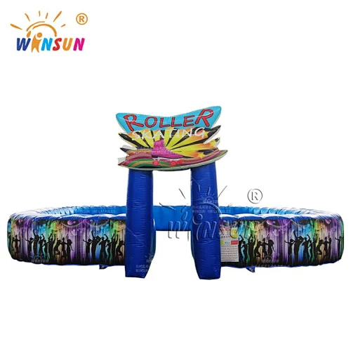 Mobile Inflatable Roller Skating Rink