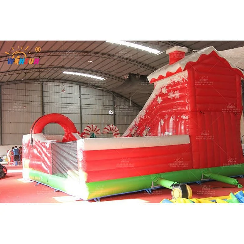 Inflatable Playground with Christmas theme