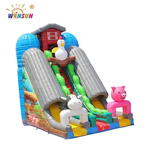 Animal Farm Inflatable Slide
