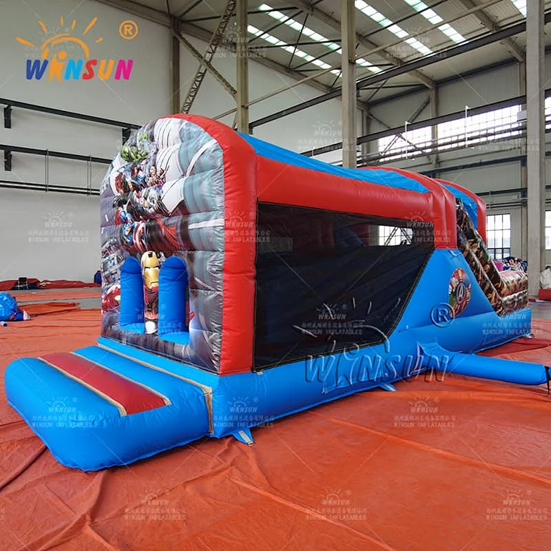 Custom Inflatable Obstace Course Heros Theme