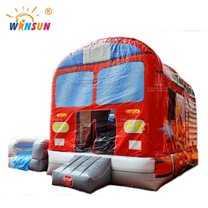 Inflatable Fire Truck Combo