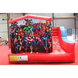 The Avengers moonwalk with slide