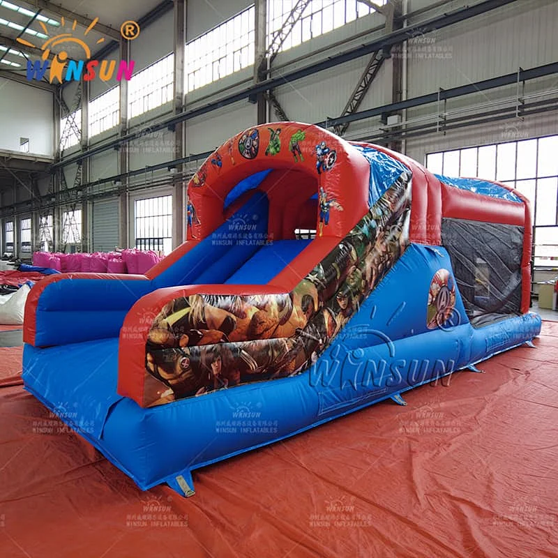 Custom Inflatable Obstace Course Heros Theme