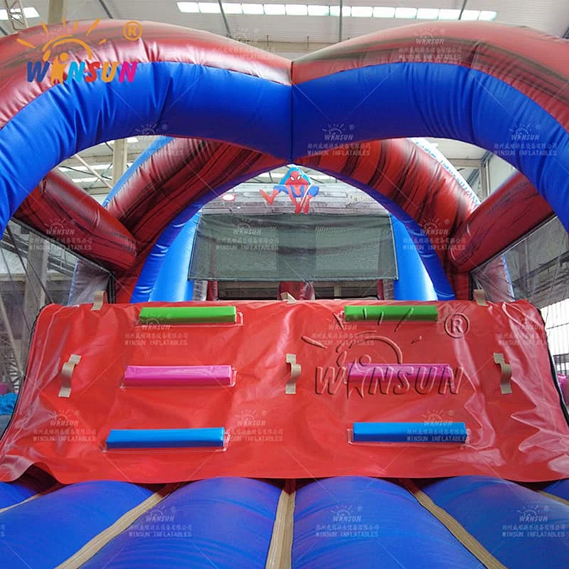 Custom Inflatable Obstacle Course Spiderman Theme