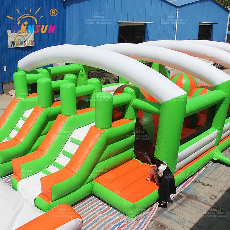 5k Run Inflatable Wipeout Obstacle Course