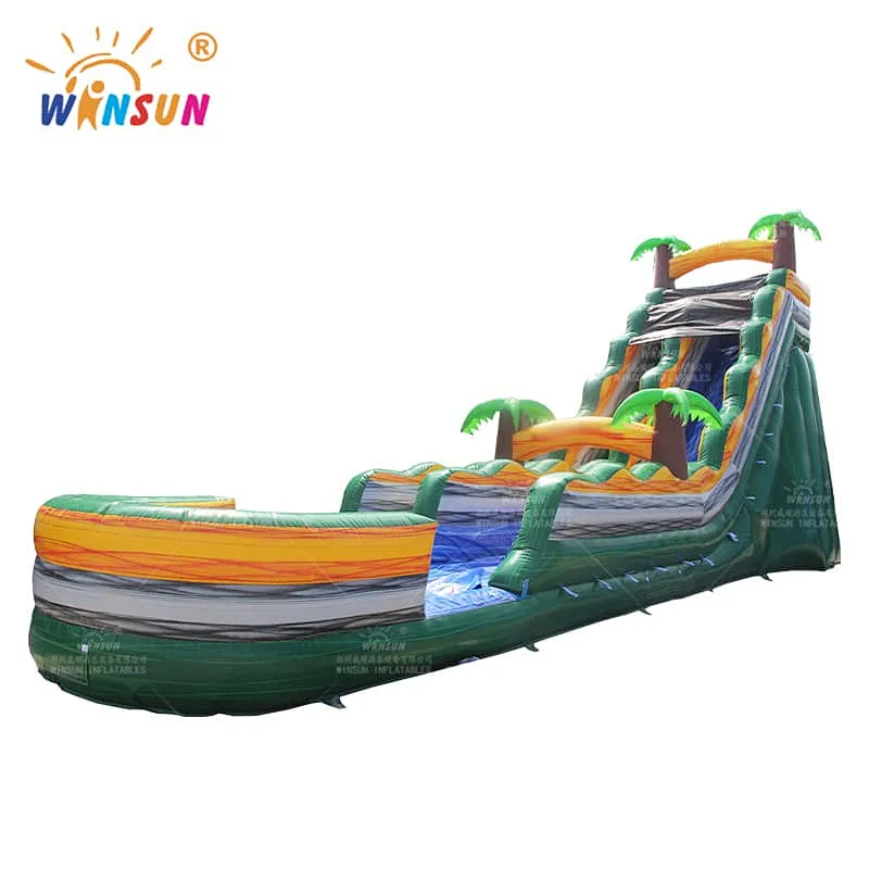 Giant Marble Inflatable Water Slide