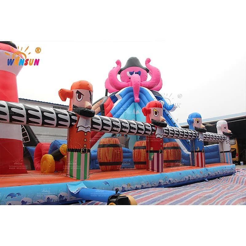 Inflatable Pirate Ship Trampoline