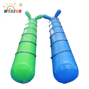 Inflatable Jumping Caterpillar Racing Game