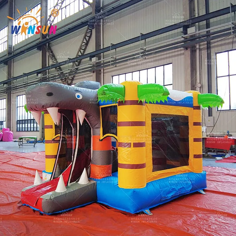 Custom Inflatable Jumping Castle Shark Theme