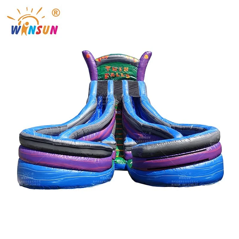 Dual Lane Inflatable Water Slide