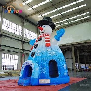 Inflatable Snowman Bounce House