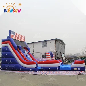 Inflatable Water Slide Stars and Stripes