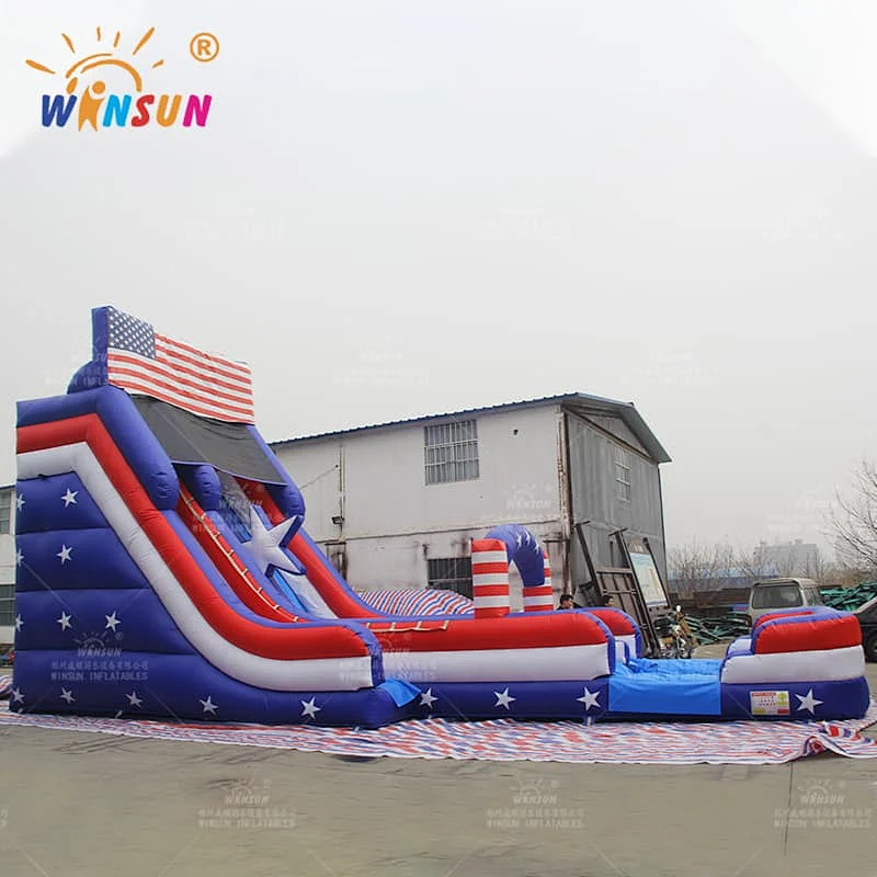 Inflatable Water Slide Stars and Stripes