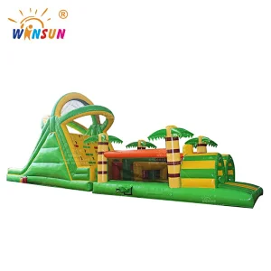 Inflatable Tropical Obstacle Course