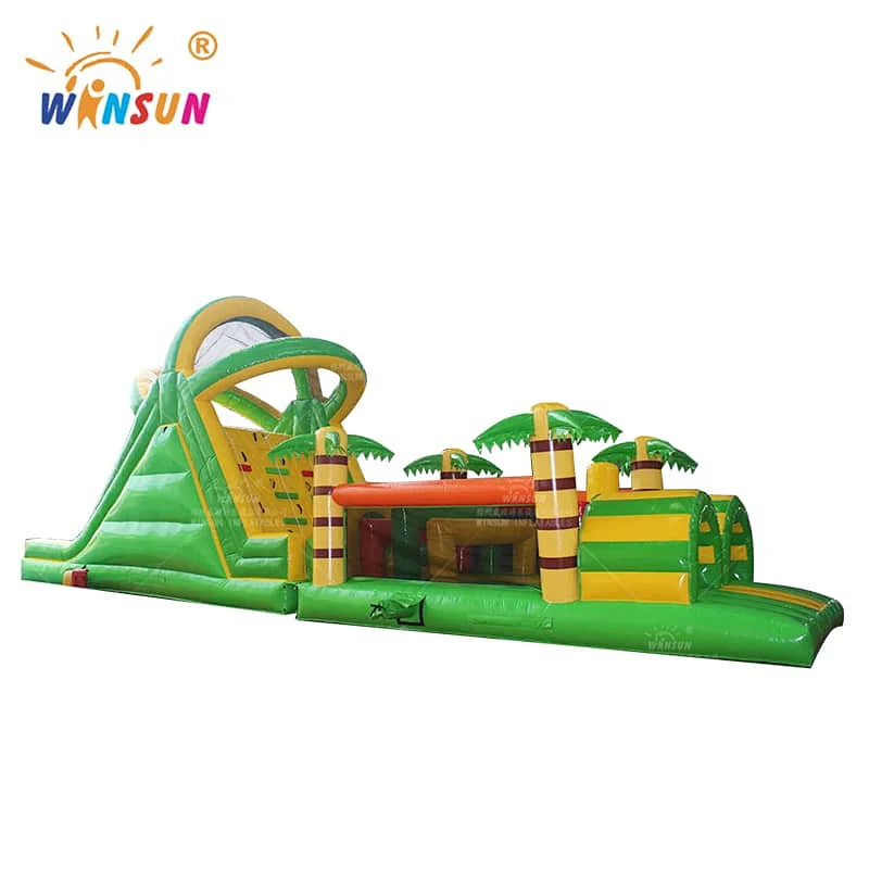 Inflatable Tropical Obstacle Course